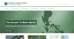 Desktop Screenshot of pacificcoastcities.com
